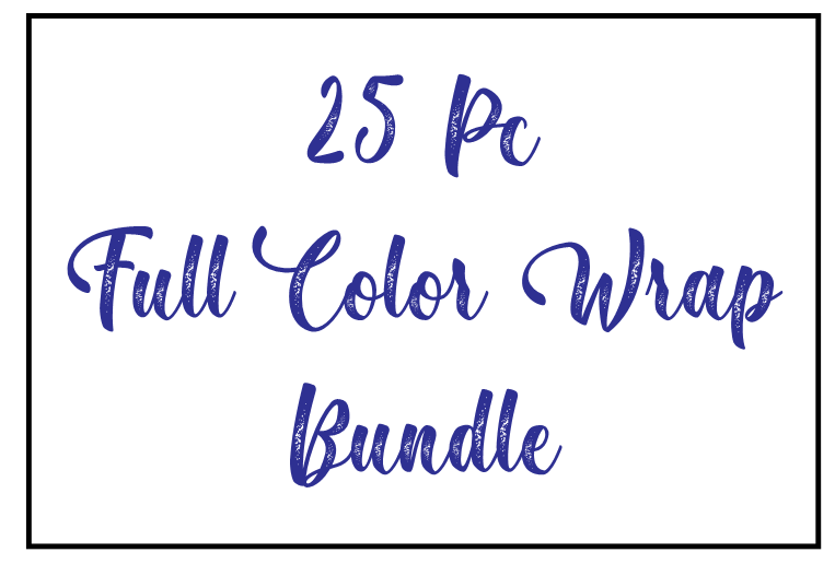 25 PC MYSTERY Full Color Wrap Bundle - General